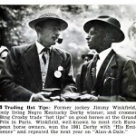 Bing Crosby and Jimmy Winkfield, 1940s. 